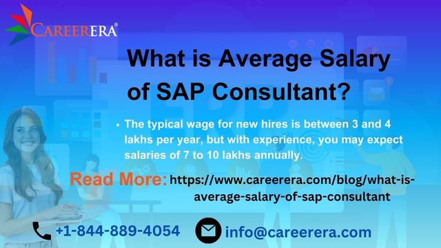 What is Average Salary of SAP Consultant ERP