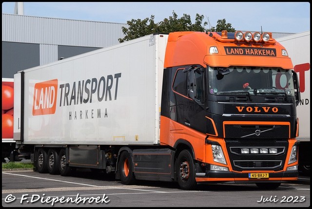 45-BRJ-7 Volvo FH4 Land Harkema-BorderMaker 2023