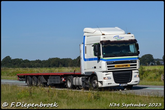 JZF 505 DAF 105 Kazi Transport-BorderMaker Rijdende autos 2023