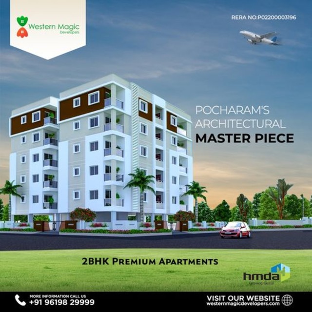 Flats for sale in pocharam hyderabad westernmagicdeveloeprs