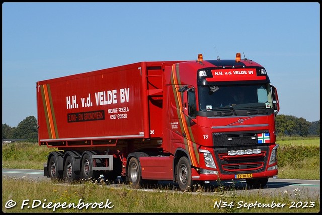 96-BLB-2 Volvo FH4 hh v,d Velde2-BorderMaker Rijdende autos 2023