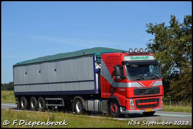 BX-NV-38 Volvo FH3 Bodenstaff Smilde-BorderMaker Rijdende autos 2023