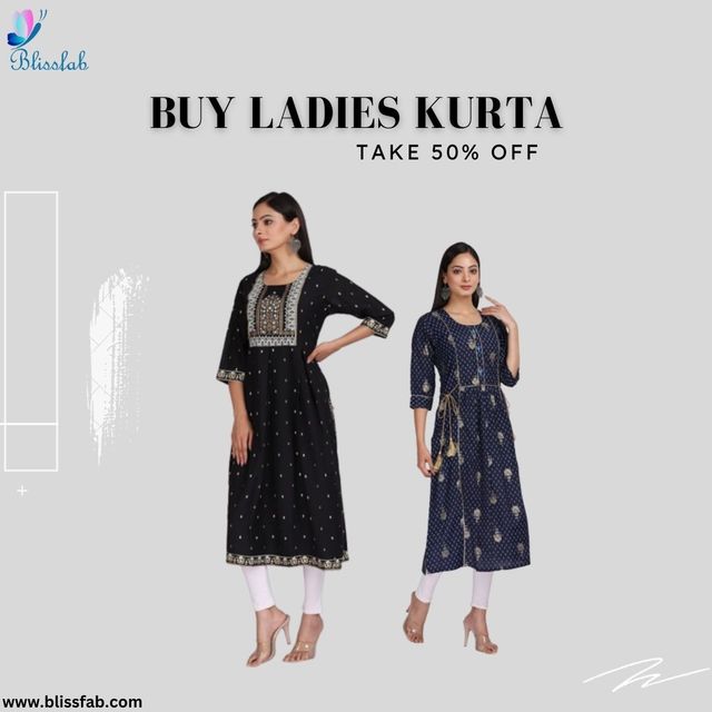 buy ladies kurta Blissfab