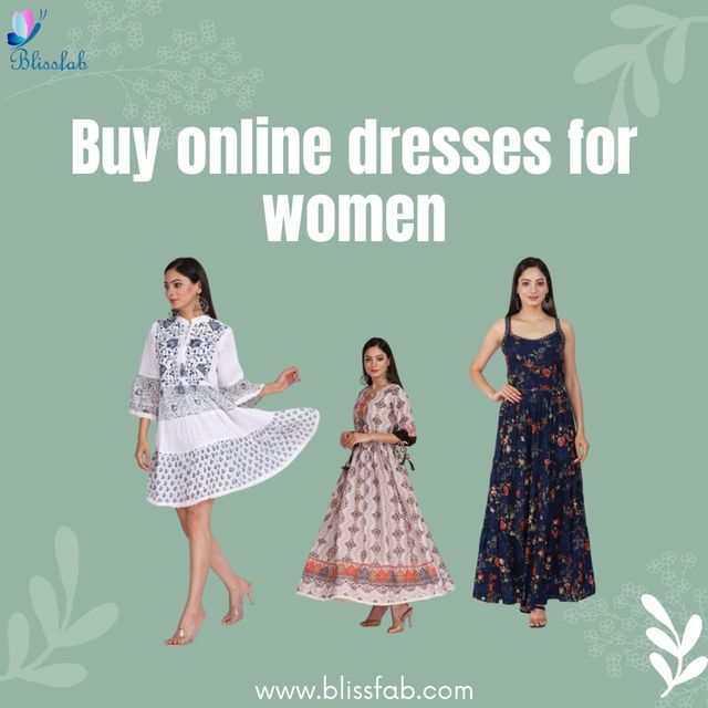 buy online dresses for women Blissfab