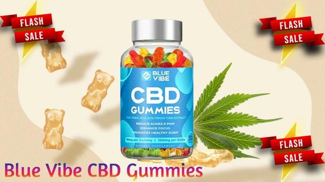 Blue Vibe CBD Gummies: Support Your Mind, Body, an Picture Box