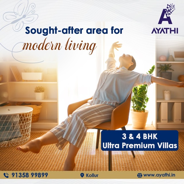 Gated community villas in kollur hyderabad Ayathi