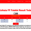 kolkataff banner - Kolkata fatafat
