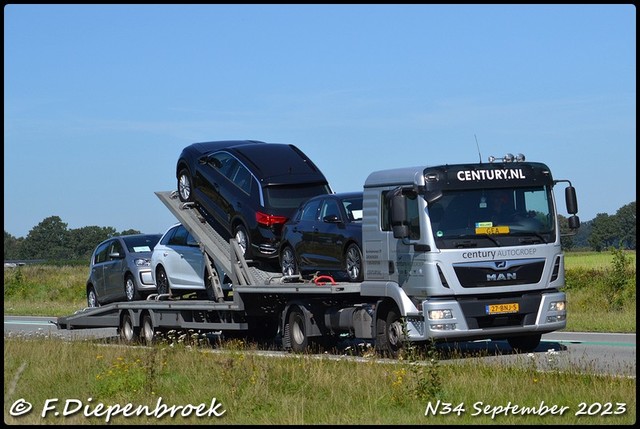 27-BNJ-5 MAN Century-BorderMaker Rijdende autos 2023