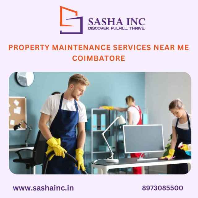 Property Maintenance Services near me Coimbatore - sashainc