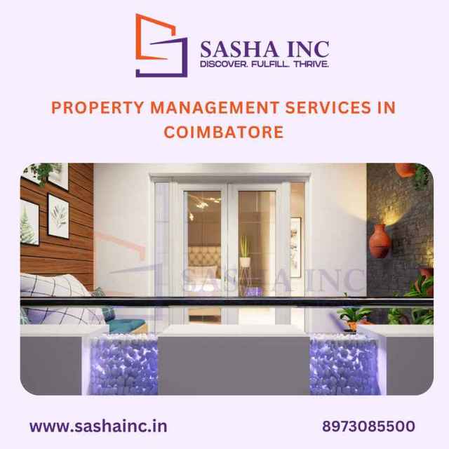 Property Management Services in Coimbatore - Sasha sashainc