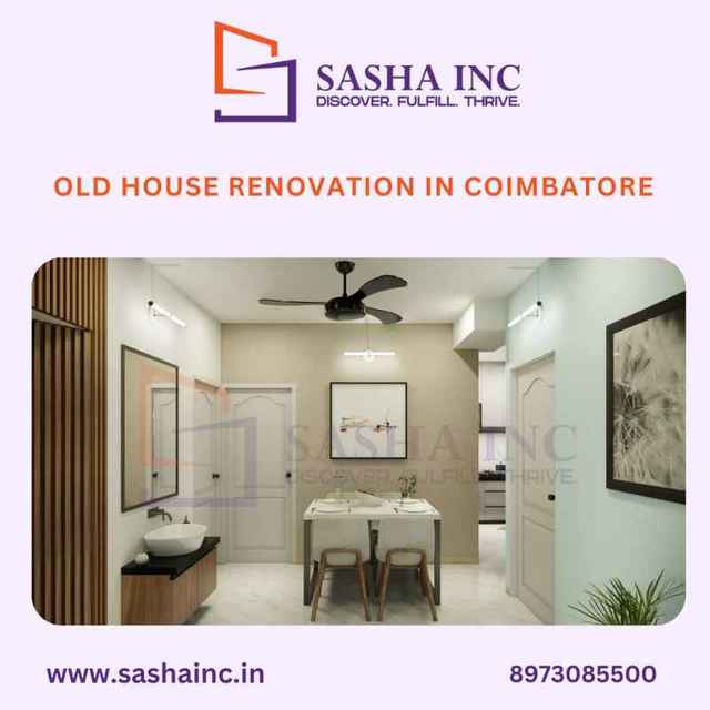 Old House Renovation in Coimbatore - Building Reno sashainc