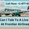 How Can I Talk To A Live Person At Frontier Airlines?