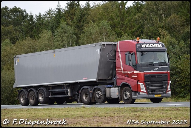 18-BKS-7 Volvo FH4 Wigchers-BorderMaker Rijdende autos 2023