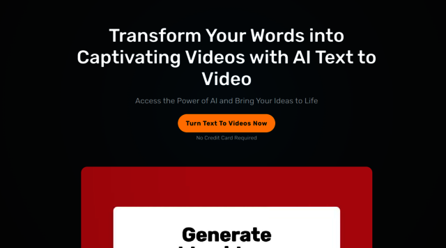 Create Stunning Videos Effortlessly with Our Free  AI VIDEO GENERATOR