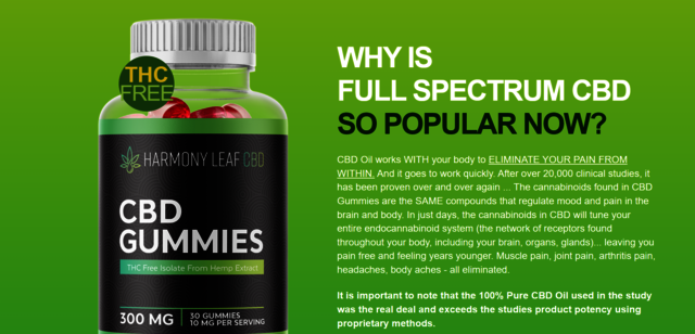 cbd Harmony Leaf CBD Gummies USA Final Reviews [2023]