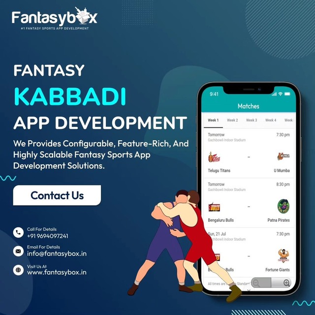 Top fantasy kabaddi app development company Picture Box