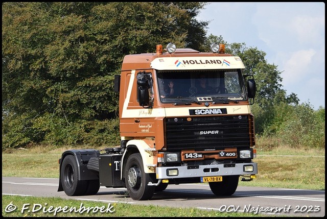 VL-78-BX Scania 143 400 Joham Hoogendijk-BorderMak OCV Najaarsrit 2023