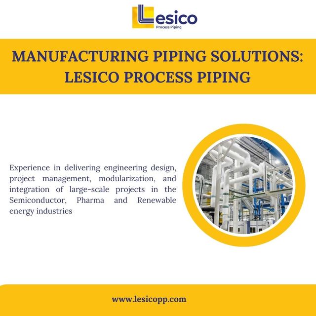 Manufacturing Piping Solutions Lesico Process Pipi Picture Box