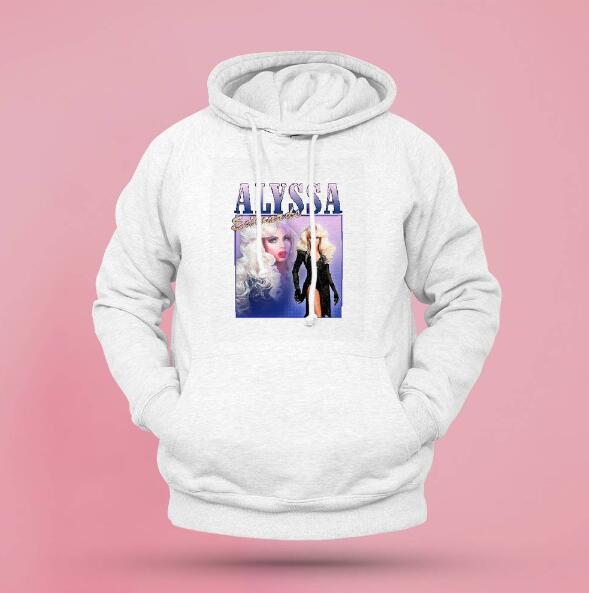 Drag Queen Hoodie Classic Celebrity Hoodie Alyssa  Drag Queen Merch