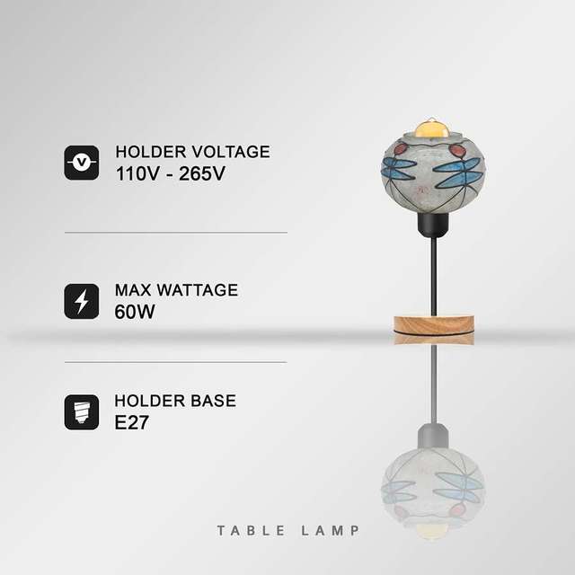 Glass Globe Mosaic Lighting Table Lamp (1) Glass Globe Mosaic Lighting Table Lamp