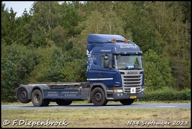 00-BDT-7 Scania G450 Schipper-BorderMaker Rijdende autos 2023