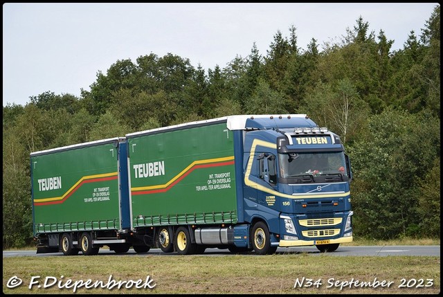 41-BPH-4 Volvo FH4 Teuben-BorderMaker Rijdende autos 2023