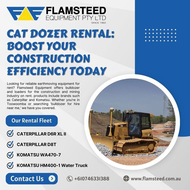 Cat Dozer Rental Boost Your Construction Efficienc Flamsteed Equipment Pty Ltd