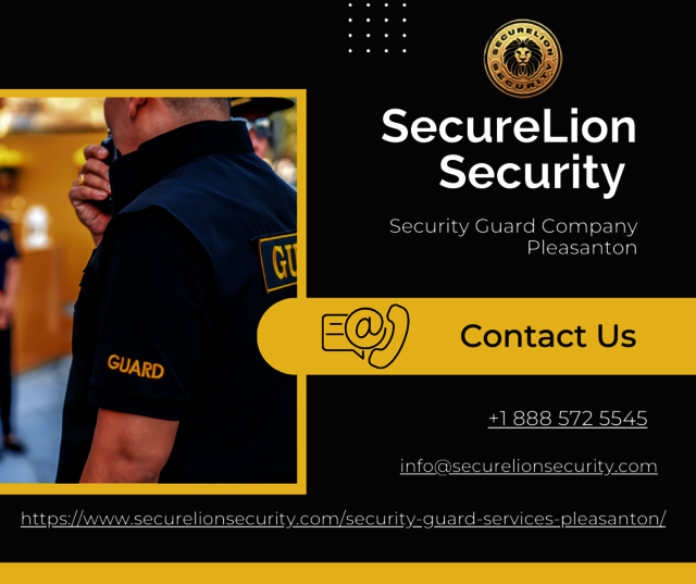 SecureLion Security  Security Guard Company Pleasa SecureLion Security