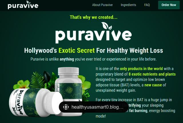 weighht Puravive Weight Loss Support CapsulesOfficial Website, Benifits & Reviews