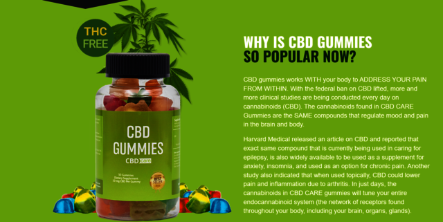 popular CBD Care Gummies USA Reviews 2024