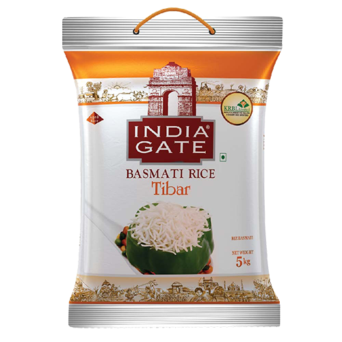 India Gate Tibar Basmati Rice Picture Box