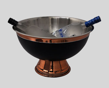 Bowl-on-Foot-397307-Copper- -Black Stainlay India