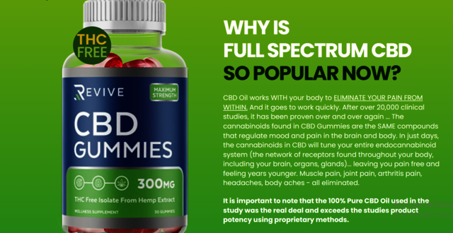 gummei Revive CBD Gummies USA Reviews [2024]: Features & How To Order Now?