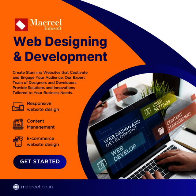 Best web development and web designing  company Macreel infosoft pvt. ltd.