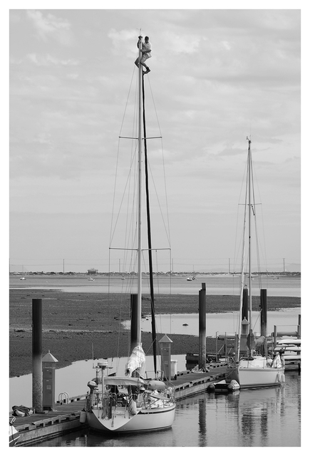 Comox Docks 2023 19 Black & White and Sepia