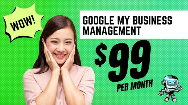 Google my business management in Ontario Canada (1 Picture Box