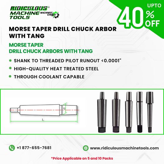 Precision Perfected Morse Taper Shank | Ridiculous Ridiculous Machine Tools