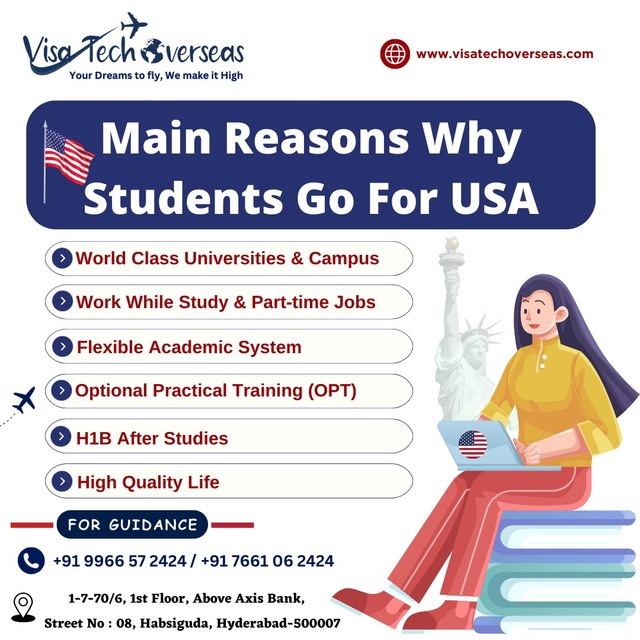 Visatechoverseas USA Study visa Picture Box