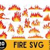 Flame Svg, Fire SVG Bundle - Flame SVG