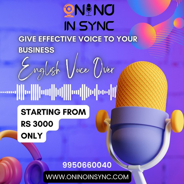 3 English Voice Over Artist in Jaipur