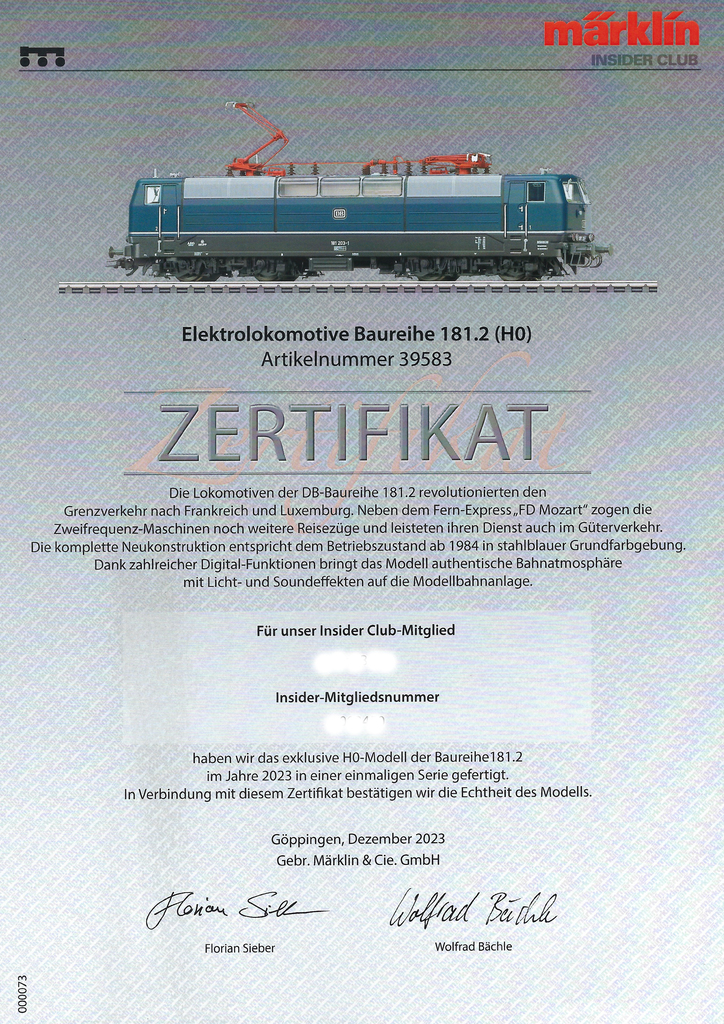 Cert 181.2 3RF
