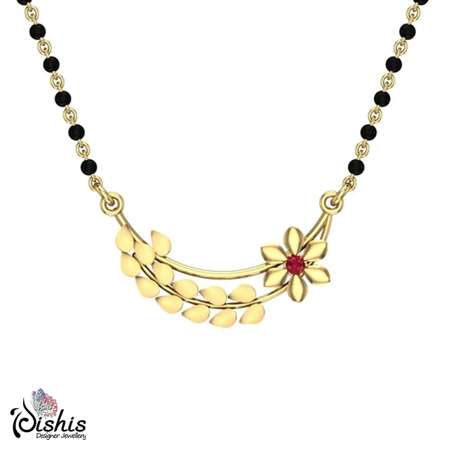 Heidi Mangalsutra Designs In Gold Picture Box