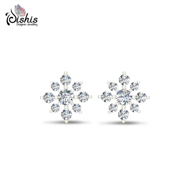 Ada Diamond Earring by Dishis Designer Jewellery Picture Box