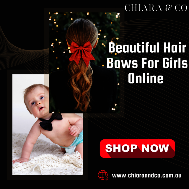 Beautiful Hair Bows For Girls Online Chiara & Co