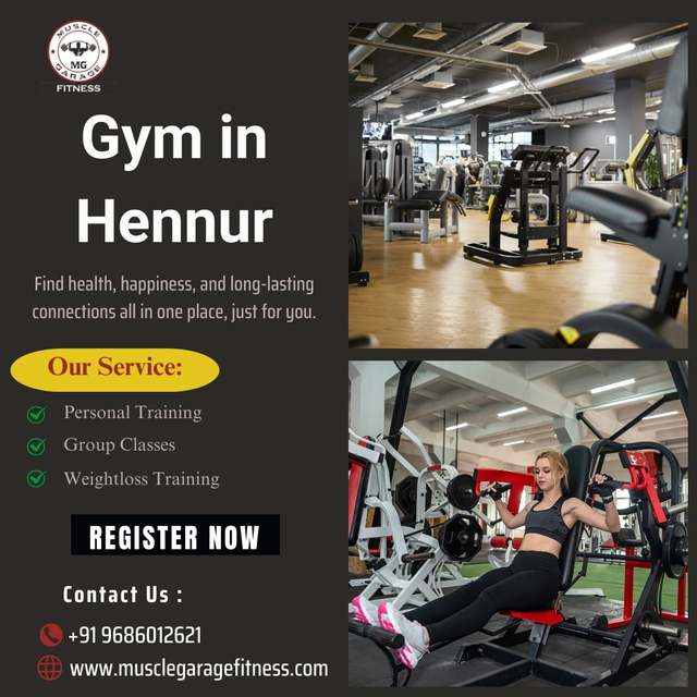 Gym  in  Hennur www.musclegaragefitness.com Picture Box