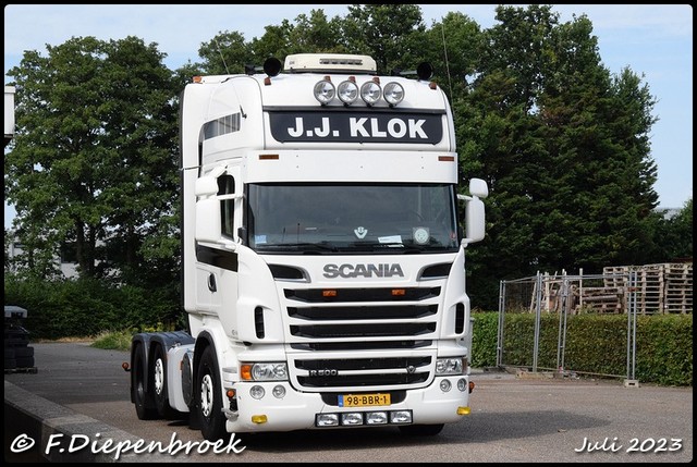 98-BBR-1 Scania R500 J J Klok-BorderMaker 2023