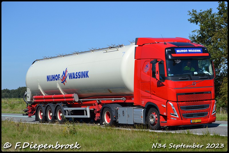 NWH 020 Volvo FH5 Nijhof Wassink-BorderMaker - Rijdende autos 2023