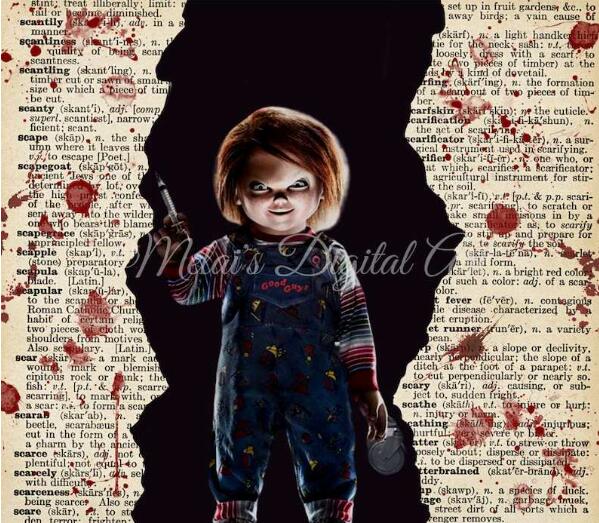 Chucky Svg, Killer Doll Horror Bookpage Download Chucky SVG