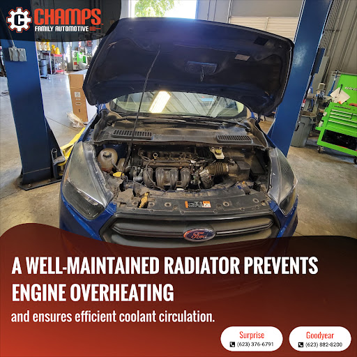 Trusted Radiator Repair Shop in the Goodyear & Sur champsfamilyautomotive.com