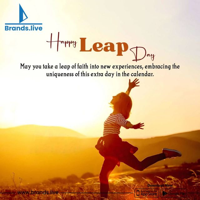 Celebrate the bonus day | Download FREE Leap Day I Celebrate the bonus day | Download FREE Leap Day Images from Brands.live.